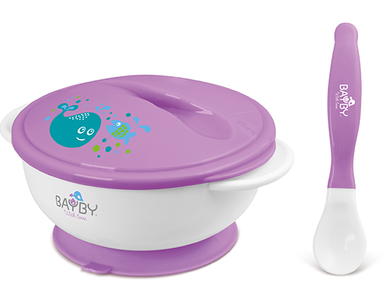 Baby bowl and spoon set BAYBY