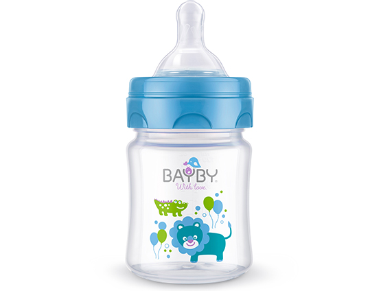 BFB 6101 Wide neck PP feeding bottle<br />120ml 0m+